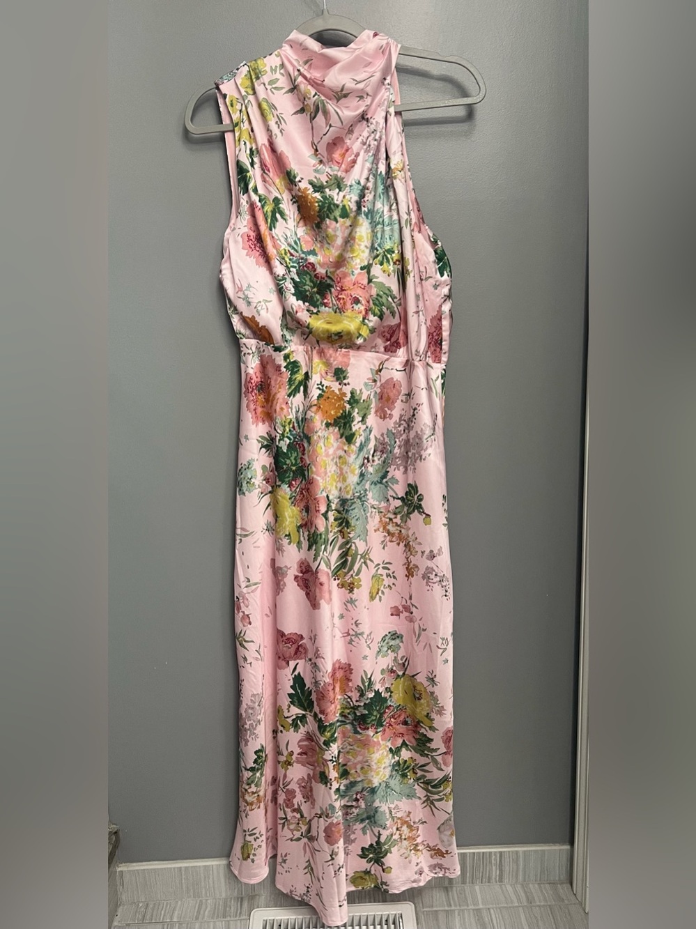 NWOT Petal & Pup Pink Floral Maxi Dress